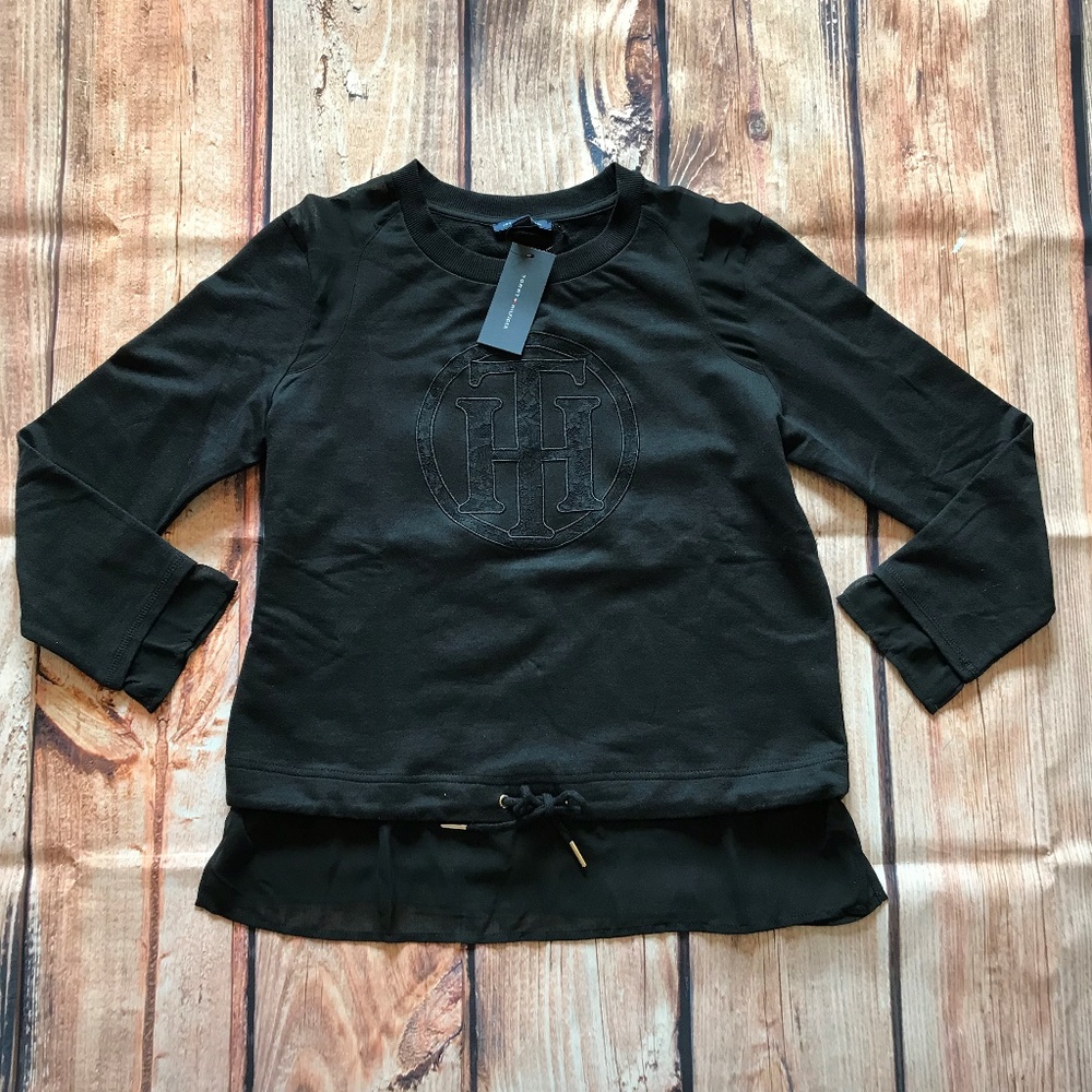 Women's Tommy Hilfiger black sweater NWT!